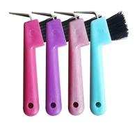Piccone per cavallo, Piccone per zoccoli 4 pezzi Spazzola per cavallo portatile sostitutiva portatile con prodotti per la pulizia del foro sospeso, colore casuale
