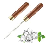 Piccozza per Ghiaccio in Acciaio Inossidabile,Acciaio Inossidabile Piccozza Rompighiaccio con Custodia - Attrezzo Manuale Cibo Impugnatura Antiscivolo per Scultura Ghiaccio Cucina Cocktail