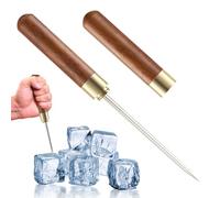 Piccozza Per Ghiaccio - Piccozza con Manico in Legno e Custodia - Attrezzo Manuale Cibo Impugnatura Antiscivolo per Scultura Ghiaccio Cucina Cocktail