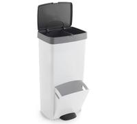 Picea - Pattumiera da cucina verticale da 70 litri, colore: bianco