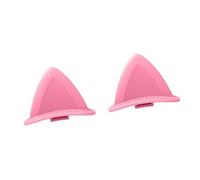 Piceioep 1 Paio coperture per Cuffie per Orecchie Gatto in Silicone compatibili con la Maggior Parte delle Cuffie sopra l ' Orecchio, Decorazioni Leggere Che Adattano universalmente alle Decorazioni