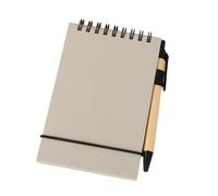 Piceioep Blocco note dimensioni 50 fogli Chiusura con cinghia elastica non rigata blocco note con rilegatura a doppia spirale per schizzi e appunti per prendere appunti portatili per studenti