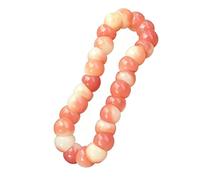 Piceioep Bracciale autentico con perline preghiera buddista Bracciale con perline per meditazione consapevole per donna Bracciale elegante per serenità e pace interiore