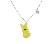 Piceioep Collana a forma conigli allegri Accessorio elegante per collana a tema amicizia, perfetto come regalo per la delle feste