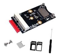 Piceioep La Scheda Adattatore PCIe E in Miniatura Funziona con Le schede WiFi 3G 4G LTE Senza Bisogno Driver del modulo WiFi Desktop