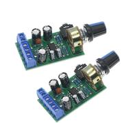 Piceioep Modulo Amplificatore Stereo TDA2822M con Controllo del Suono Regolabile e Scheda Amplificatore per sistemi uditivi migliorati Funzionamento da 1, 8 12 V