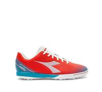 Diadora PICHICHI 6 TFR, Scarpe da Calcio Uomo, Fluo Red/Vapor Blue/Tile Blue, 40 EU