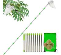 Piciere di Frutta - Raccoglitore di Frutta telescopica, Strumento di Raccolta Portatile | Cesto per Raccoglitore per fruta con estendibile, Raccolta della Maniglia Non slittata, Attrezzatura per