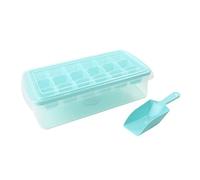 Pick And Drink kv7133 Bandeja cubitera/Cuchara, PP, Verde/Rojo/Azul, 27,5 x 13 x 7,5 cm