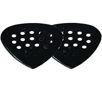 Pick Boy Plettro/Pick Pos-A-Grip, Carbon Nylon, 0,70 Mm, Medium, Nero, 12 Pezzi