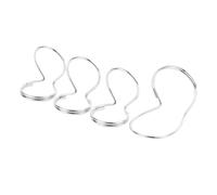 Pick del Dito Farfalla, Pick di Dito per Chitarra in Metallo e Argento, Plectrum in Stile Filo per Chitarra, Basso e Ukulele con Materiale Premium, per Suonare le Dita e (SILVER)