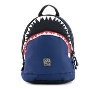 Pick & Pack Borse - Zaino alla moda per bambini con stile e funzionalità - Zaino asilo - Zaino Shark in poliestere riciclato, blu navy, S