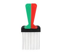 Pick per capelli, strumento per lo styling dei capelli Pettine per parrucca afro Pettine per treccia Districante Strumento per pettine per styling con punta in metallo per donne,