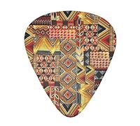 Pick per chitarra African Textile Patchwork Advanced guitar pick 12 pieces Three thicknesses for bass,electric guitar,acoustic guitar bag