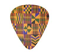 Pick per chitarra African Tribal Ethnic Texture Advanced guitar pick 12 pieces Three thicknesses for bass,electric guitar,acoustic guitar bag