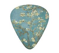 Pick per chitarra almond blossom 3 Different Thickness Abstract Art Colorful Celluloid Guitar Pick Plectrums For Bass,Music Lovers Guitar PlayersElectric,Acoustic Guitars Includes 0.46mm,0.71mm,0.96mm