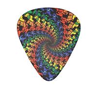 Pick per chitarra Bear Dancing Tie Dye Guitar Picks - Guitar Accessories - Guitar Picks For Acoustic Guitar,Electric Guitar,Bass Guitar For Men Women Professional Guitarist,Musicians And Beginner.
