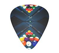Pick per chitarra Billiard Guitar Picks - Guitar Accessories - Guitar Picks For Acoustic Guitar,Electric Guitar,Bass Guitar For Men Women Professional Guitarist,Musicians And Beginner.