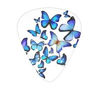Pick per chitarra Blue Butterfly Advanced guitar pick 12 pieces Three thicknesses for bass,electric guitar,acoustic guitar bag