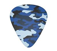 Pick per chitarra Blue Camo Guitar Picks - Guitar Accessories - Guitar Picks For Acoustic Guitar,Electric Guitar,Bass Guitar For Men Women Professional Guitarist,Musicians And Beginner.