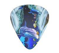 Pick per chitarra Blue Marine Life Guitar Plectrums 12pcs For Guitar,Ukulele,Etc. (Thin,Medium And Thick) 0.46mm,0.71mm And 0.96mm