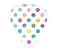 Pick per chitarra Blue Polka Dot Pattern Guitar Picks - Guitar Accessories - Guitar Picks For Acoustic Guitar,Electric Guitar,Bass Guitar For Men Women Professional Guitarist,Musicians And Beginner.