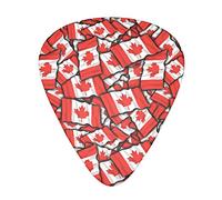 Pick per chitarra Canadian flag Advanced guitar pick 12 pieces Three thicknesses for bass,electric guitar,acoustic guitar bag