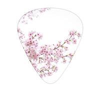 Pick per chitarra Cherry Blossoms Tree 3 Different Thickness Abstract Art Colorful Celluloid Guitar Pick Plectrums For Bass,Music Lovers Guitar Players,Acoustic Guitars Includes 0.46mm,0.71mm,0.96mm