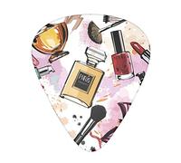 Pick per chitarra Cosmetic And Makeup Theme Pattern Guitar Picks Guitar Picks For Acoustic Guitar, Guitar,Bass Guitar For Men Women Professional Guitarist,Musicians And Beginner.