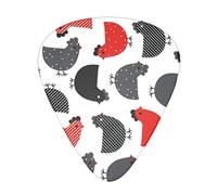 Pick per chitarra Creative Cartoon Chicken Advanced guitar pick 12 pieces Three thicknesses for bass,electric guitar,acoustic guitar bag