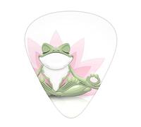 Pick per chitarra Cute Funny Frog Doing Yoga Guitar Picks - Guitar Accessories - Guitar Picks For Acoustic Guitar, Guitar,Bass Guitar For Men Women Professional Guitarist,Musicians And Beginner.