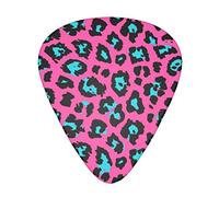 Pick per chitarra Cute Leopard 3 Different Thickness Abstract Art Colorful Celluloid Guitar Pick Plectrums For Bass,Music Lovers Guitar PlayersElectric,Acoustic Guitars Includes 0.46mm,0.71mm,0.96mm