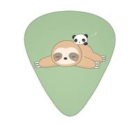 Pick per chitarra Cute Panda and Sloth Advanced guitar pick 12 pieces Three thicknesses for bass,electric guitar,acoustic guitar bag