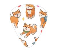 Pick per chitarra Cute Shiba Inu Dog Advanced guitar pick 12 pieces Three thicknesses for bass,electric guitar,acoustic guitar bag