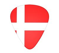 Pick per chitarra Denmark Danish Flag Advanced guitar pick 12 pieces Three thicknesses for bass,electric guitar,acoustic guitar bag