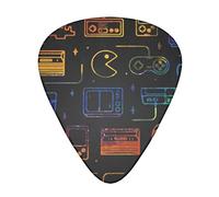 Pick per chitarra Game Video Gaming Pattern Advanced guitar pick 12 pieces Three thicknesses for bass,electric guitar,acoustic guitar bag