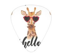 Pick per chitarra Giraffe Guitar Picks - Guitar Accessories - Guitar Picks For Acoustic Guitar,Electric Guitar,Bass Guitar For Men Women Professional Guitarist,Musicians And Beginner.