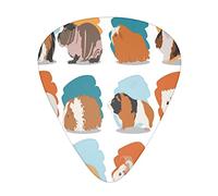 Pick per chitarra Guinea Pig Illustration Guitar Picks - Guitar Accessories - Guitar Picks For Acoustic Guitar,Electric Guitar,Bass Guitar For Men Women Professional Guitarist,Musicians And Beginner.