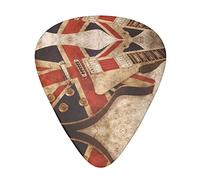 Pick per chitarra Guitar British Flag Advanced guitar pick 12 pieces Three thicknesses for bass,electric guitar,acoustic guitar bag