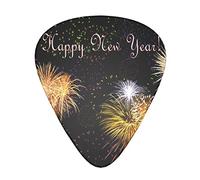 Pick per chitarra Happy New Year Advanced guitar pick 12 pieces Three thicknesses for bass,electric guitar,acoustic guitar bag
