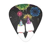 Pick per chitarra Happy Year Guitar Picks - Guitar Accessories - Guitar Picks For Acoustic Guitar,Electric Guitar,Bass Guitar For Men Women Professional Guitarist,Musicians And Beginner.