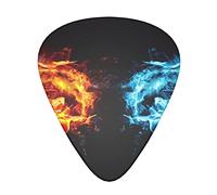 Pick per chitarra Ice And Fire Boxing Guitar Picks - Guitar Accessories - Guitar Picks For Acoustic Guitar,Electric Guitar,Bass Guitar For Men Women Professional Guitarist,Musicians And Beginner.