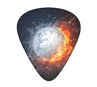 Pick per chitarra Ice and Fire Volleyball Advanced guitar pick 12 pieces Three thicknesses for bass,electric guitar,acoustic guitar bag