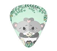 Pick per chitarra Koala 3 Different Thickness Abstract Art Colorful Celluloid Guitar Pick Plectrums For Bass,Music Lovers Guitar PlayersElectric,Acoustic Guitars Includes 0.46mm,0.71mm,0.96mm