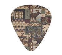 Pick per chitarra Lodge Bear Deer Advanced guitar pick 12 pieces Three thicknesses for bass,electric guitar,acoustic guitar bag