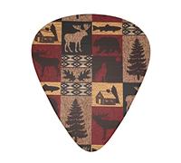 Pick per chitarra Lodge Bear Deer Fish Advanced guitar pick 12 pieces Three thicknesses for bass,electric guitar,acoustic guitar bag
