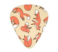 Pick per chitarra Many foxes Advanced guitar pick 12 pieces Three thicknesses for bass,electric guitar,acoustic guitar bag