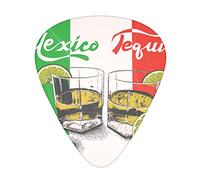 Pick per chitarra mexico flag and tequila Advanced guitar pick 12 pieces Three thicknesses for bass,electric guitar,acoustic guitar bag