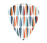Pick per chitarra Mid Century Modern with Drop Shapes Advanced guitar pick 12 pieces Three thicknesses for bass,electric guitar,acoustic guitar bag