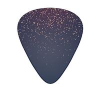 Pick per chitarra Navy Blue Sky and Stars Advanced guitar pick 12 pieces Three thicknesses for bass,electric guitar,acoustic guitar bag